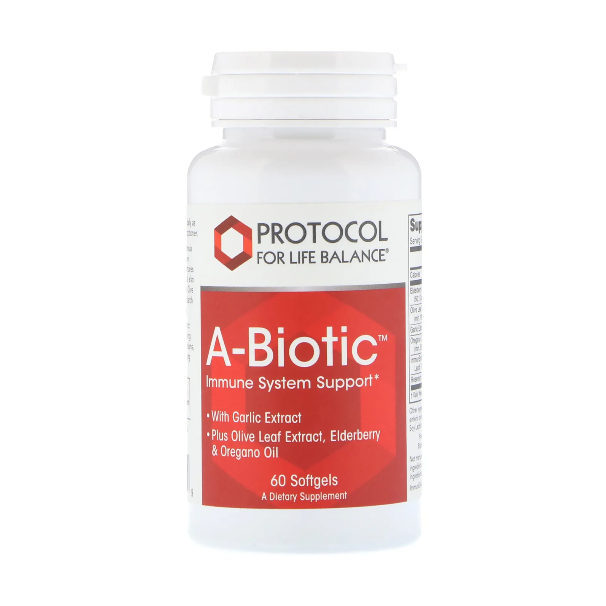 Формула для підтримки імунної системи Protocol For Life Balance A-Biotic, 60 гелевих капсул